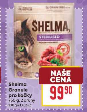 Shelma Granule pro kočky 750 g