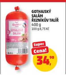 GOTHAJSKÝ SALÁM ŘEZNÍKŮV TALÍŘ, 400 g