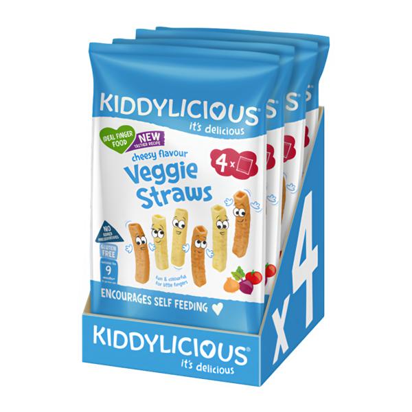 Kiddylicious Tyčinky se sýrovou příchutí multipack 4x12g