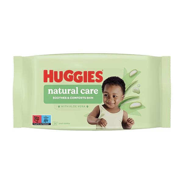 Huggies Natural Care vlhčené ubrousky