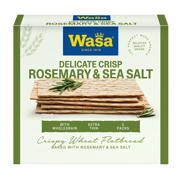 Wasa Delicate Crisp pšeničný s rozmarýnem a solí