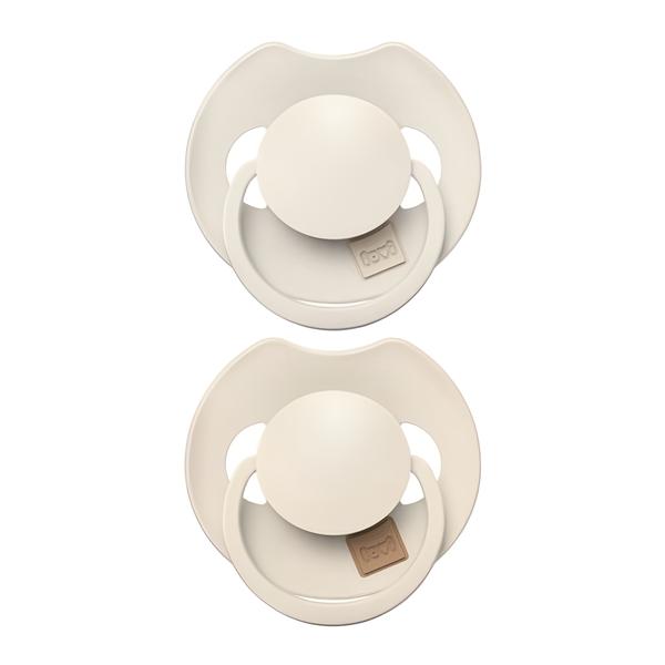 LOVI Dudlík silikonový dynamický, PRIME 6-18m, Coconut/Ivory