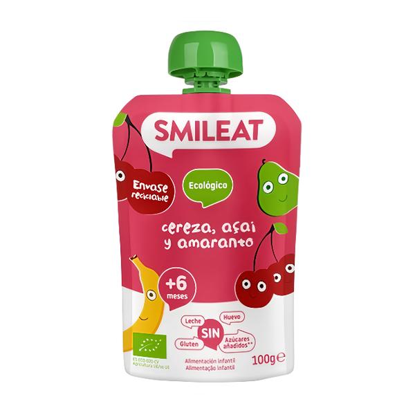 Smileat BIO kapsička třešeň, acai, amarant, banán, hruška