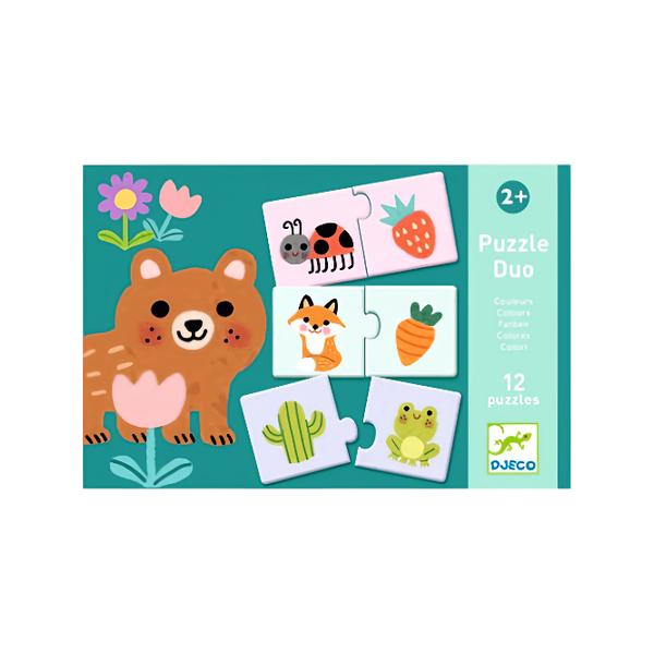 Djeco Puzzle Duo - Barvy