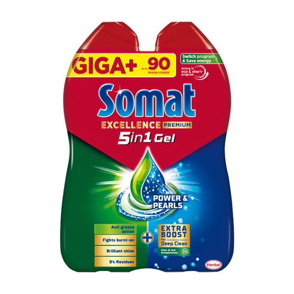 Somat Excellence Premium 5in1 gel do myčky 90 mytí