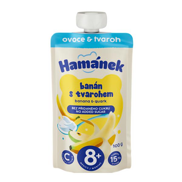 Hamánek banán s tvarohem