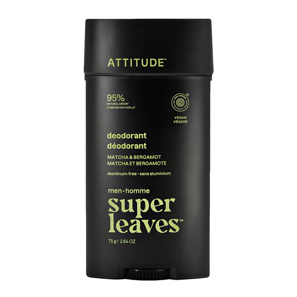 Attitude Super leaves Pánský deodorant bez hliníku - matcha a bergamot