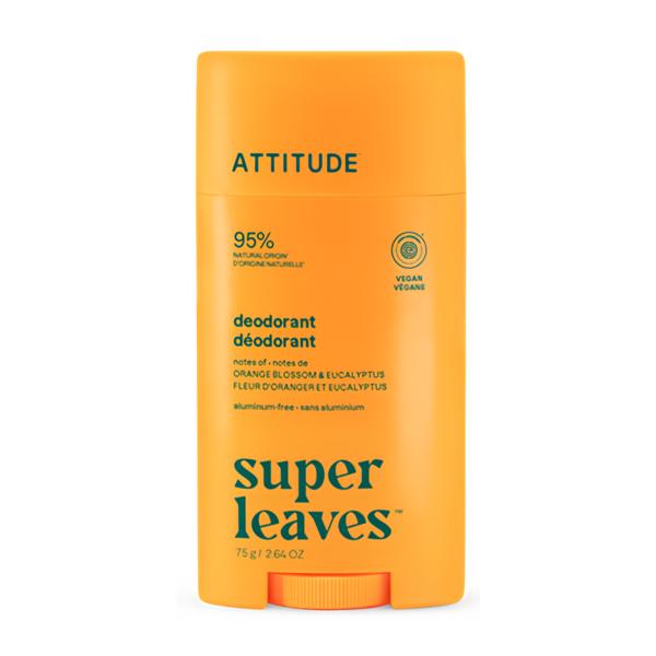 Attitude Super leaves Deodorant bez hliníku - pomerančový květ a eukalyptus