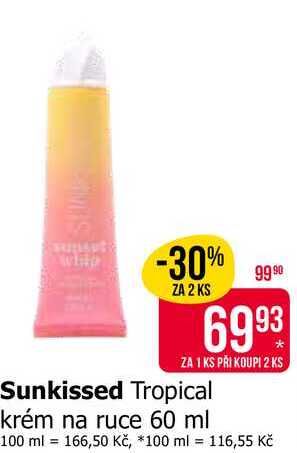 Sunkissed Tropical krém na ruce 60 ml 