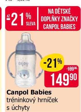 Canpol Babies tréninkový hrníček s úchyty