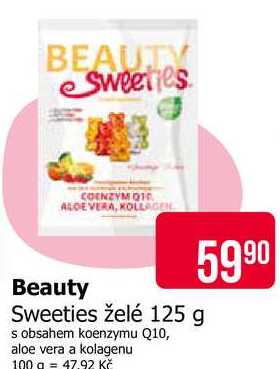 Beauty Sweeties želé 125 g