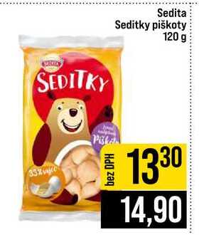 Sedita Seditky piškoty 120 g