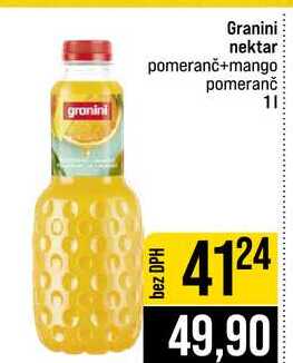 Granini nektar pomeranč+mango pomeranč 1l