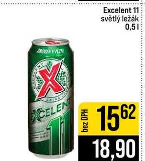 Excelent 11 světlý ležák 0,5l