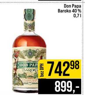 Don Papa Baroko 40% 0,7l