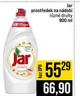 Jar prostředek na nádobí různé druhy 900 ml 