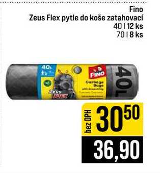 Flex pytle do koše zatahovací 70l 8 ks 40l 12ks