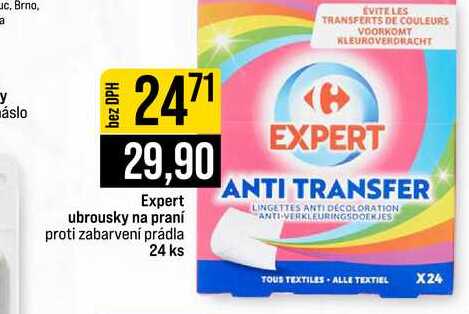 Expert ubrousky na praní proti zabarvení prádla 24 ks 