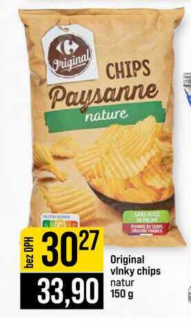 Original vinky chips natur 150 g 