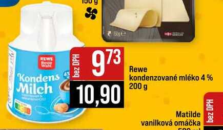 Rewe kondenzované mléko 4% 200 g