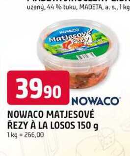 NOWACO MATJESOVÉ ŘEZY À LA LOSOS 150 g