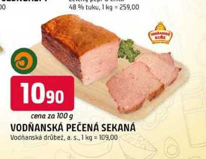 VODŇANSKÁ PEČENÁ SEKANÁ 100g