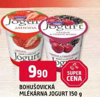 BOHUŠOVICKÁ MLÉKÁRNA JOGURT 150 g