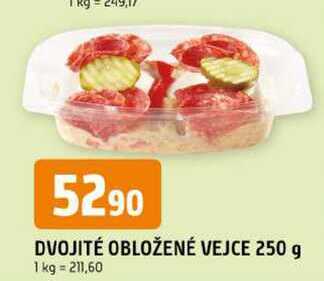 DVOJITÉ OBLOŽENÉ VEJCE 250 g 