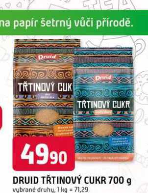 DRUID TŘTINOVÝ CUKR 700 g 