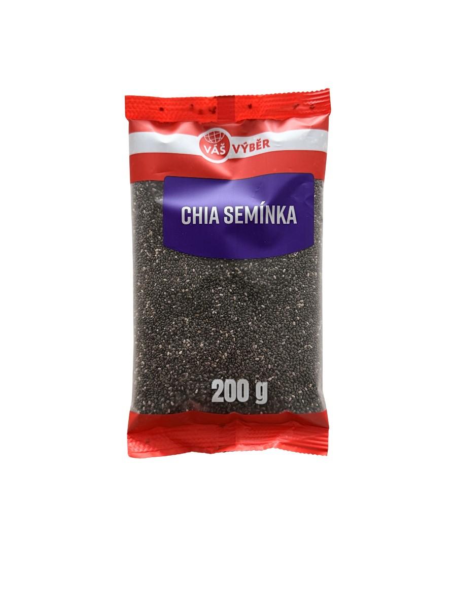 VÁŠ VÝBĚR Chia semínka, 200 g