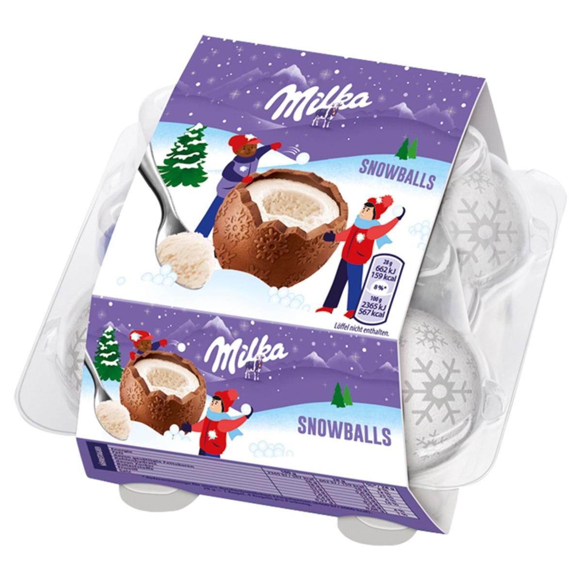 Milka Sněhové koule, 112 g