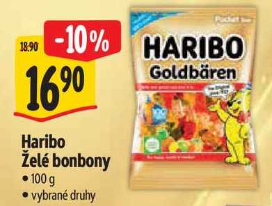  Haribo Želé bonbony  100 g  