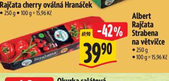  Albert Rajčata Strabena  na větvičce 250g  