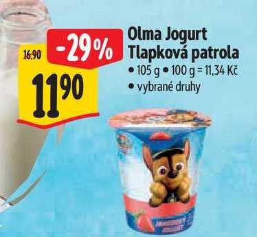 Olma Jogurt Tlapková patrola 105 g