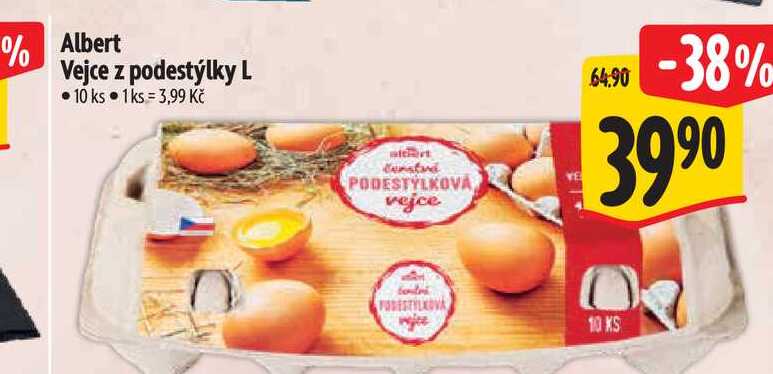 Albert Vejce z podestýlky L 10 ks