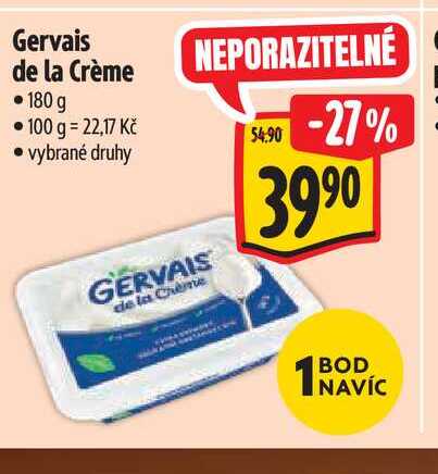 Gervais de la Crème 180 g