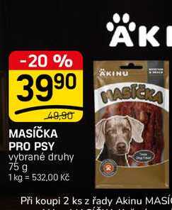 MASÍČKA PRO PSY vybrané druhy 75 g