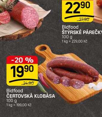 ČERTOVSKÁ KLOBÁSA 100 g