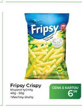 Fripsy Crispy křupavé tyčinky 40g-50g