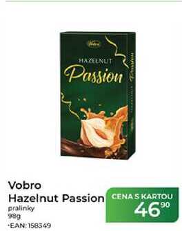 Vobro Hazelnut Passion pralinky 98g