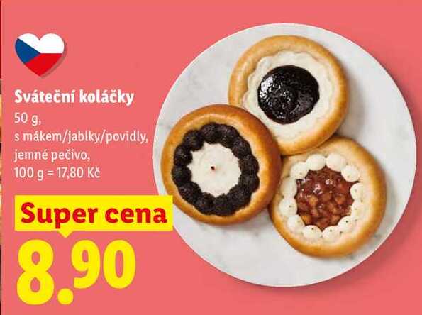 Sváteční koláčky, 50 g