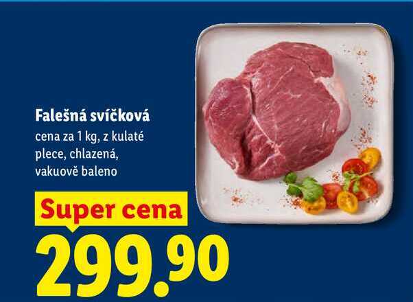 Falešná svíčková, cena za 1 kg