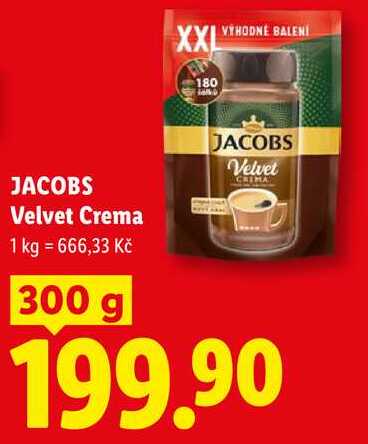 JACOBS Velvet Crema, 1 kg