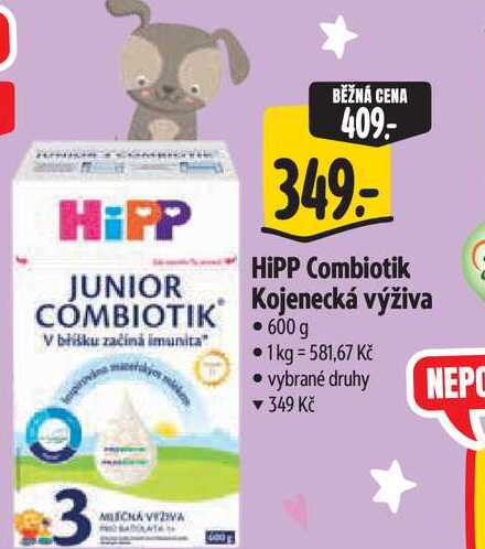 HiPP Combiotik Kojenecká výživa 600 g