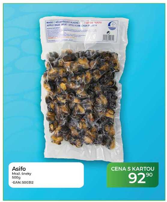 Asifo Mraž. šneky 500g