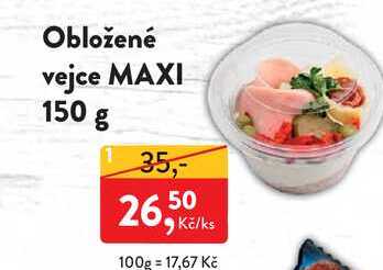 Obložené vejce MAXI 150 g