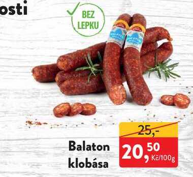 Balaton klobása 100g