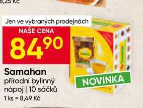 Samahan přírodní bylinný nápoj 10 sáčků