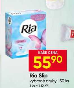 Ria Slip vybrané druhy 50 ks 
