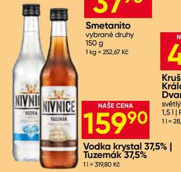Vodka krystal 37,5% 0,5l